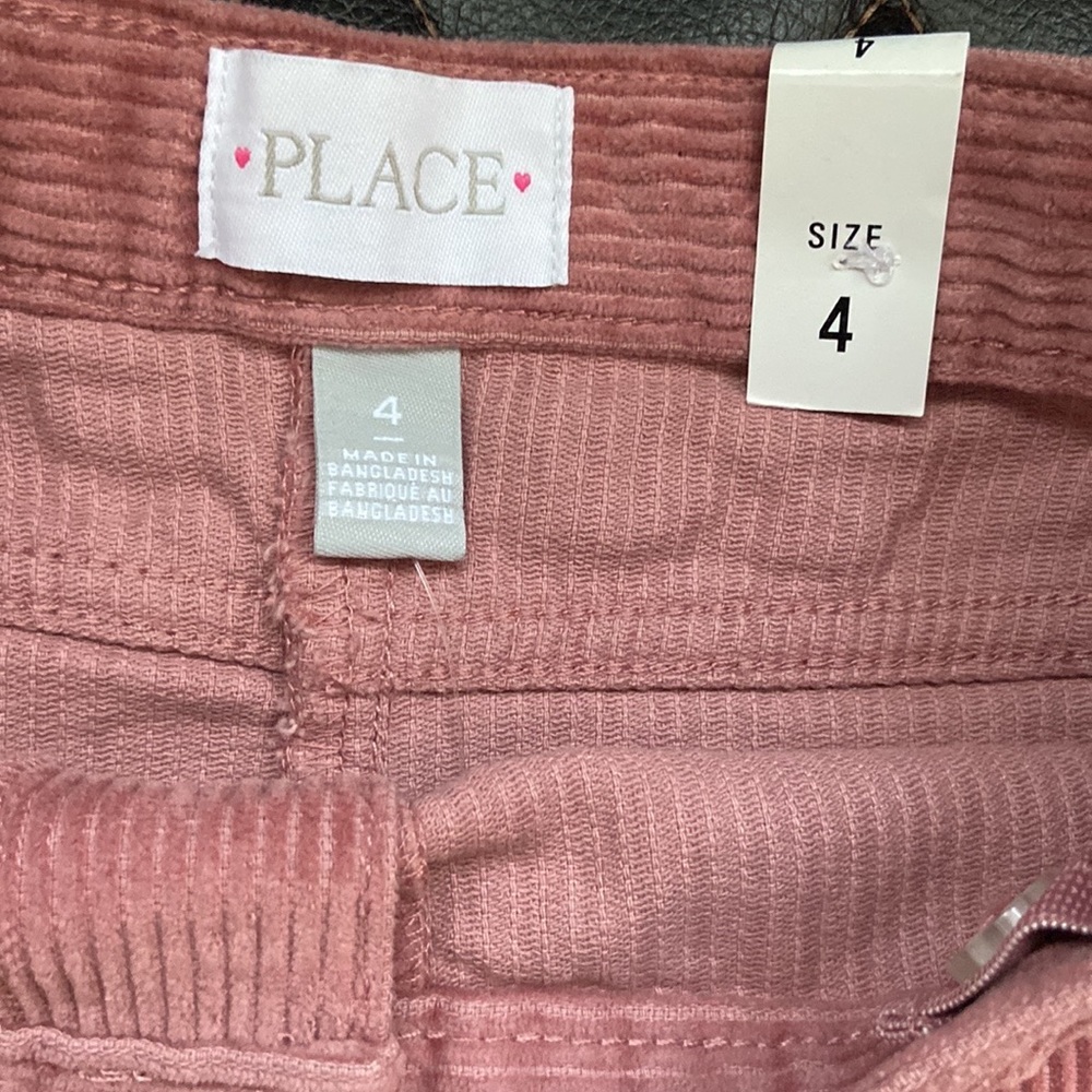 Pink Corduroy Skirt Size 4 - Picture 2 of 3